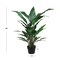 3ft Artificial Green Spathiphyllum Plant - 36 Lifelike Silk Leaves, Indoor Decoration, Home & Office Display - Year-Round Decorative Accent, Floral Home by Artificial Flowers